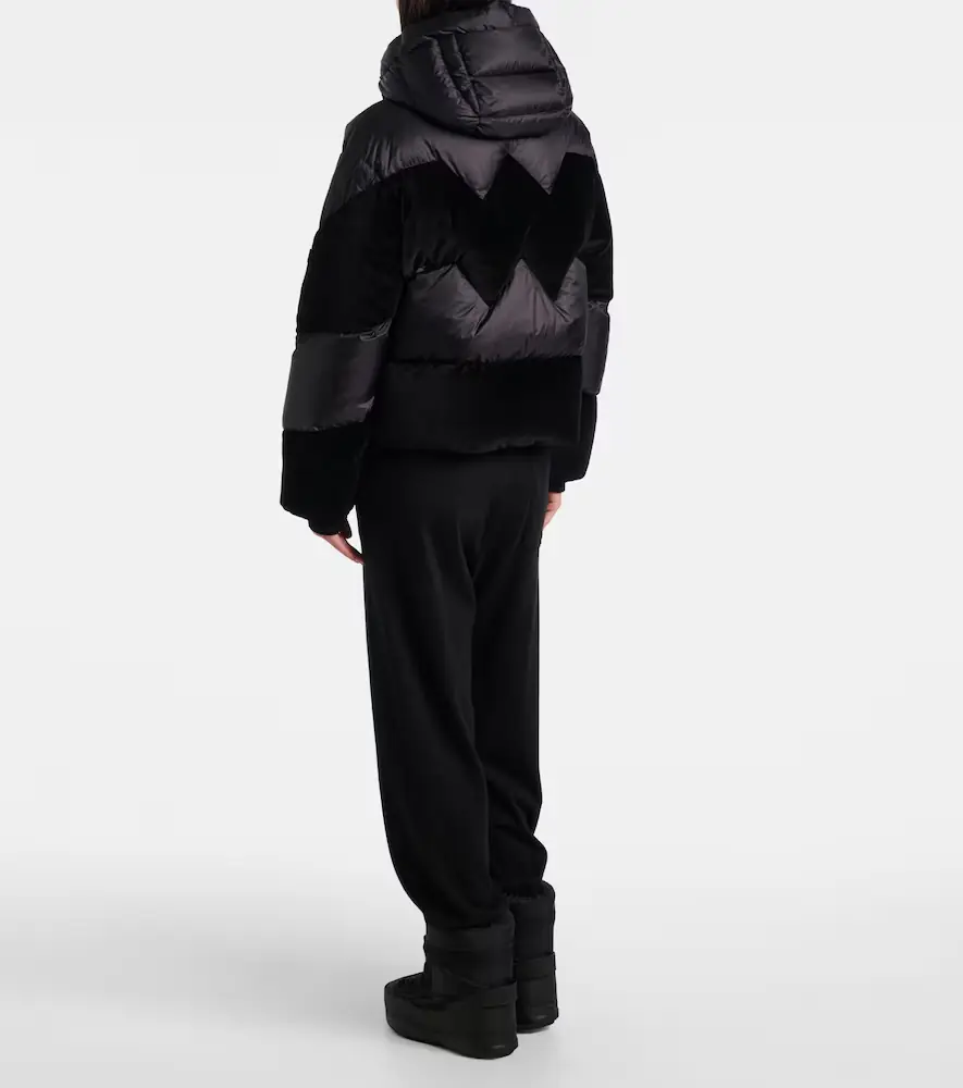 Bogner Cathy velvet-trimmed down jacket | Thumbnail 2
