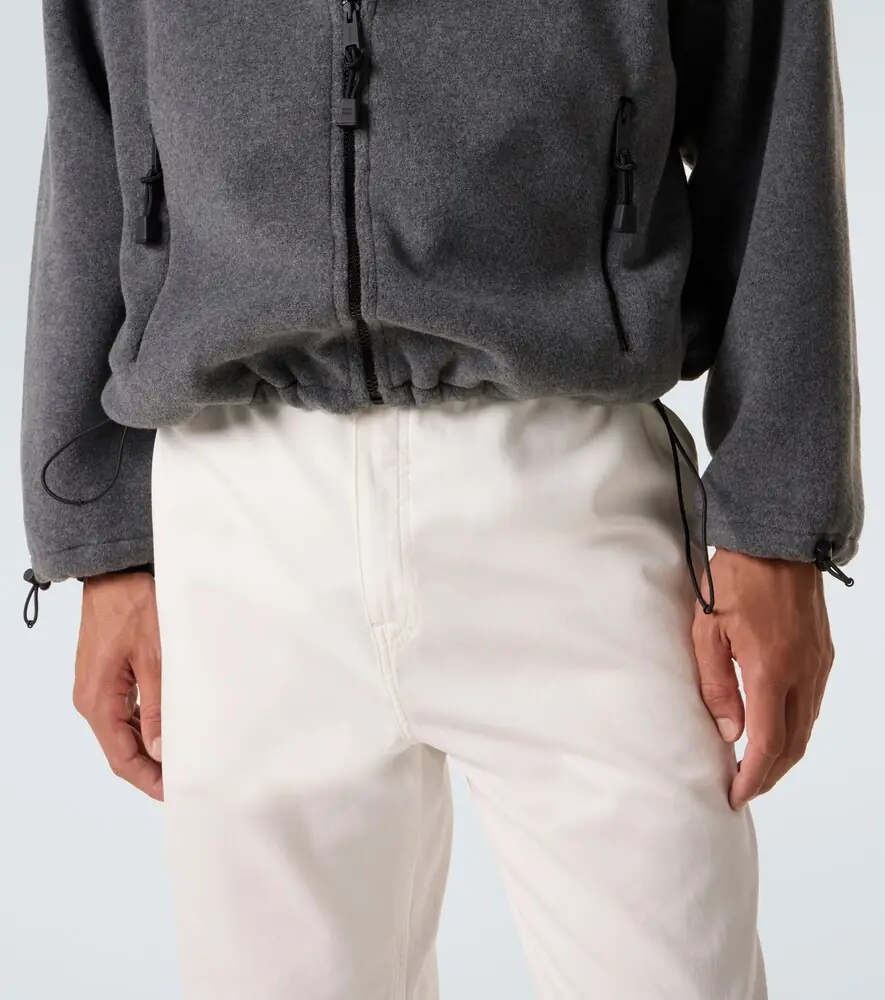 Miu Miu Logo fleece sweatshirt | Thumbnail 7 Miu Miu Logo fleece sweatshirt | Thumbnail 7