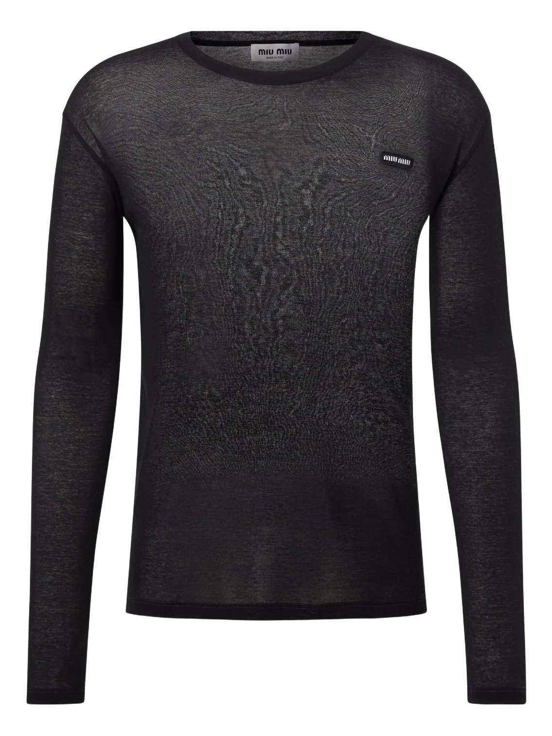 Miu Miu Logo cotton jersey T-shirt