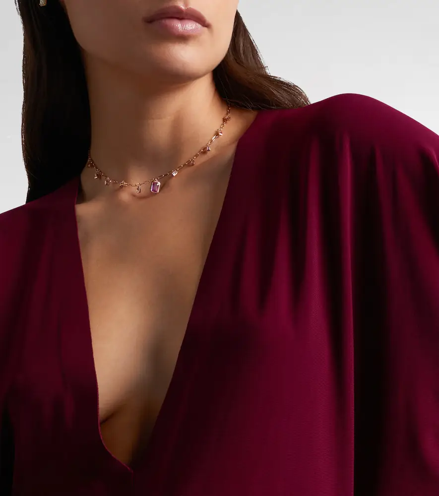SHAY JEWELRY 18kt rose gold choker with sapphires | Thumbnail 5 SHAY JEWELRY 18kt rose gold choker with sapphires | Thumbnail 5
