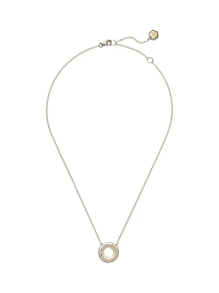 18kt gold pendant necklace with diamonds 18kt gold pendant necklace with diamonds