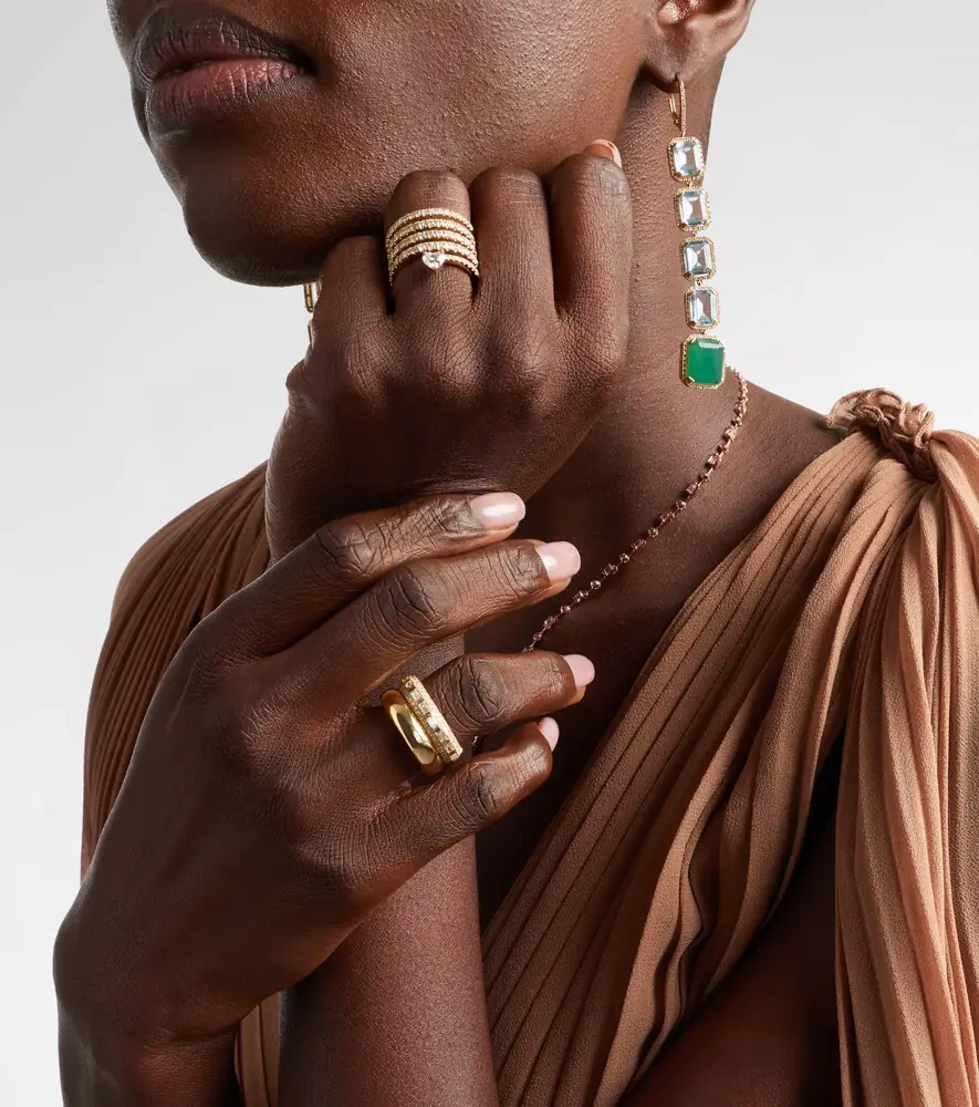 SHAY JEWELRY Orbit 18kt gold ring with diamonds | Thumbnail 3