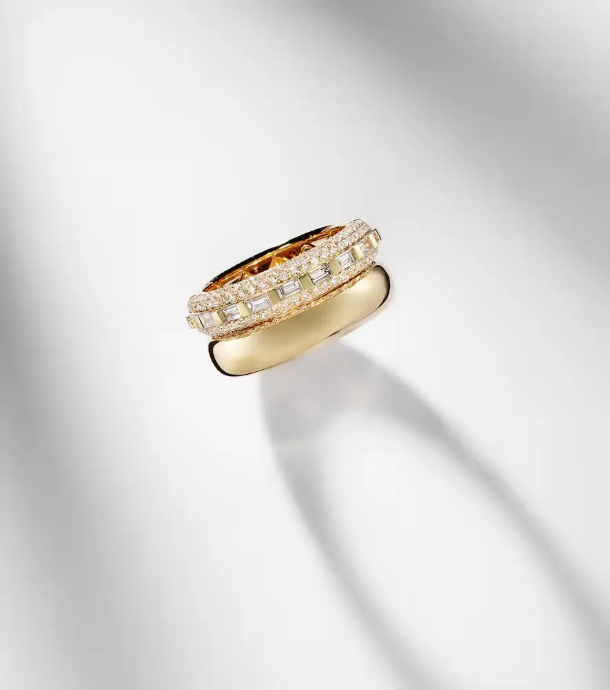 SHAY JEWELRY Orbit 18kt gold ring with diamonds | Thumbnail 5