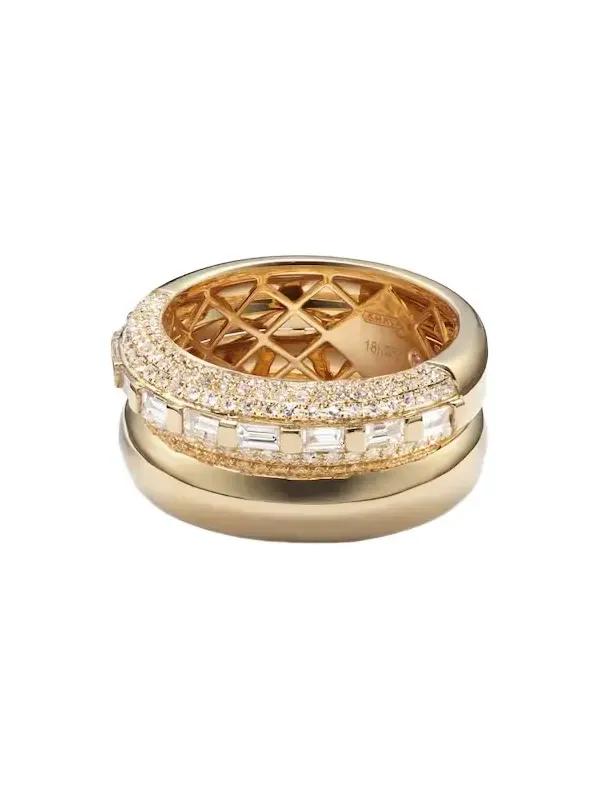 Orbit 18kt gold ring with diamonds Orbit 18kt gold ring with diamonds
