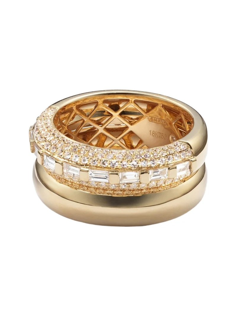 Orbit 18kt gold ring with diamonds Orbit 18kt gold ring with diamonds