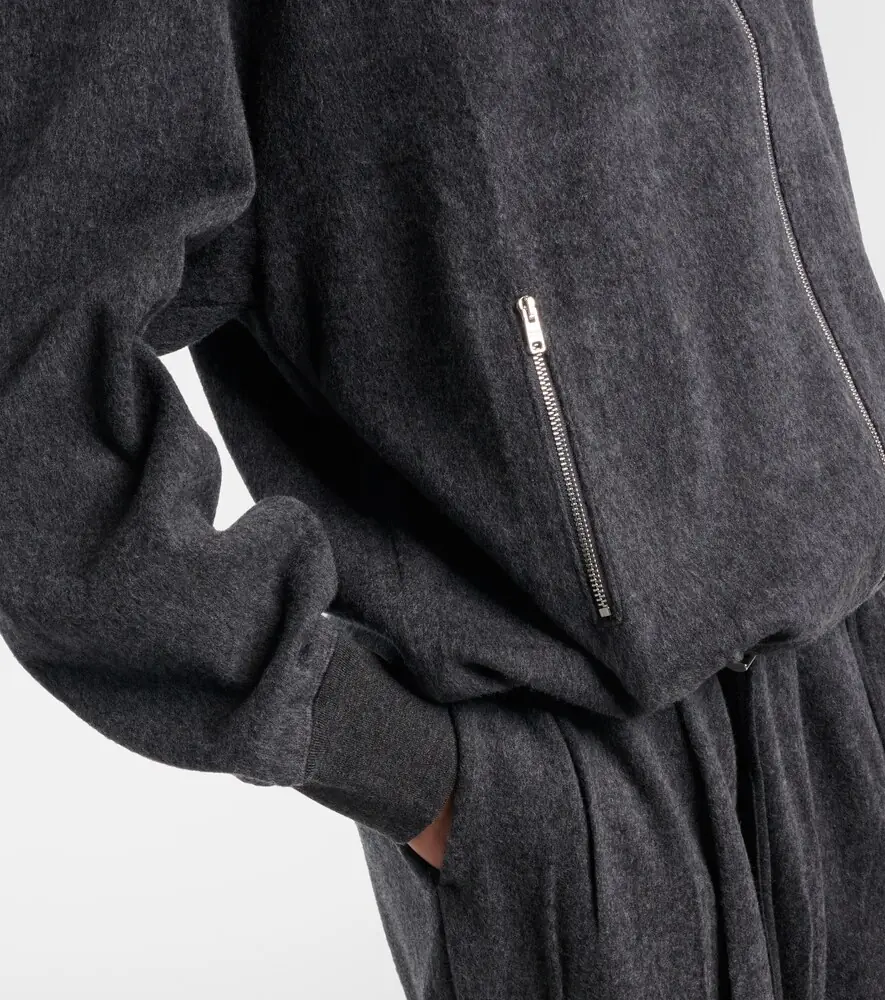 Prada Wool and cashmere blouson jacket | Thumbnail 5 Prada Wool and cashmere blouson jacket | Thumbnail 5