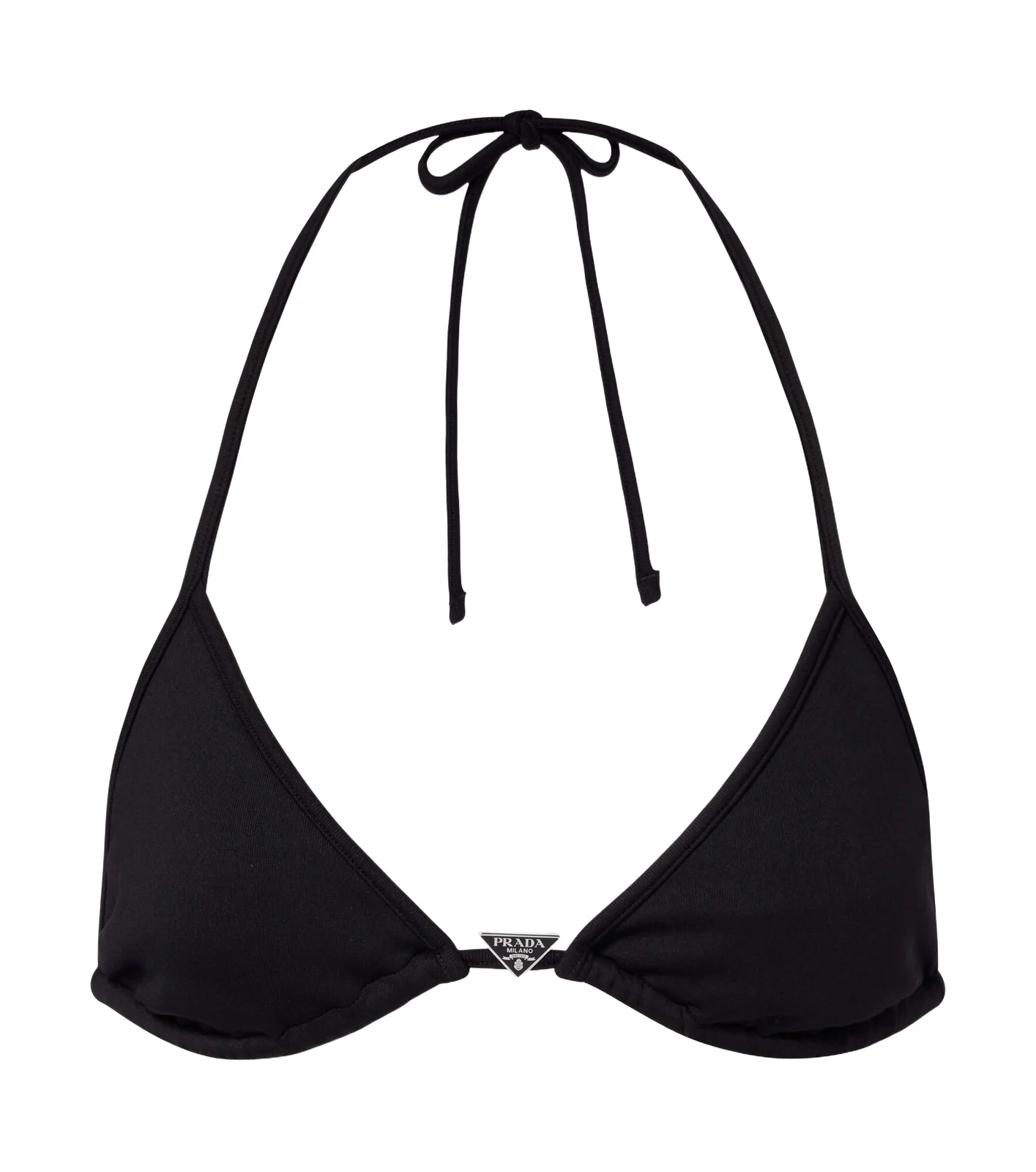 Prada Logo triangle bikini top