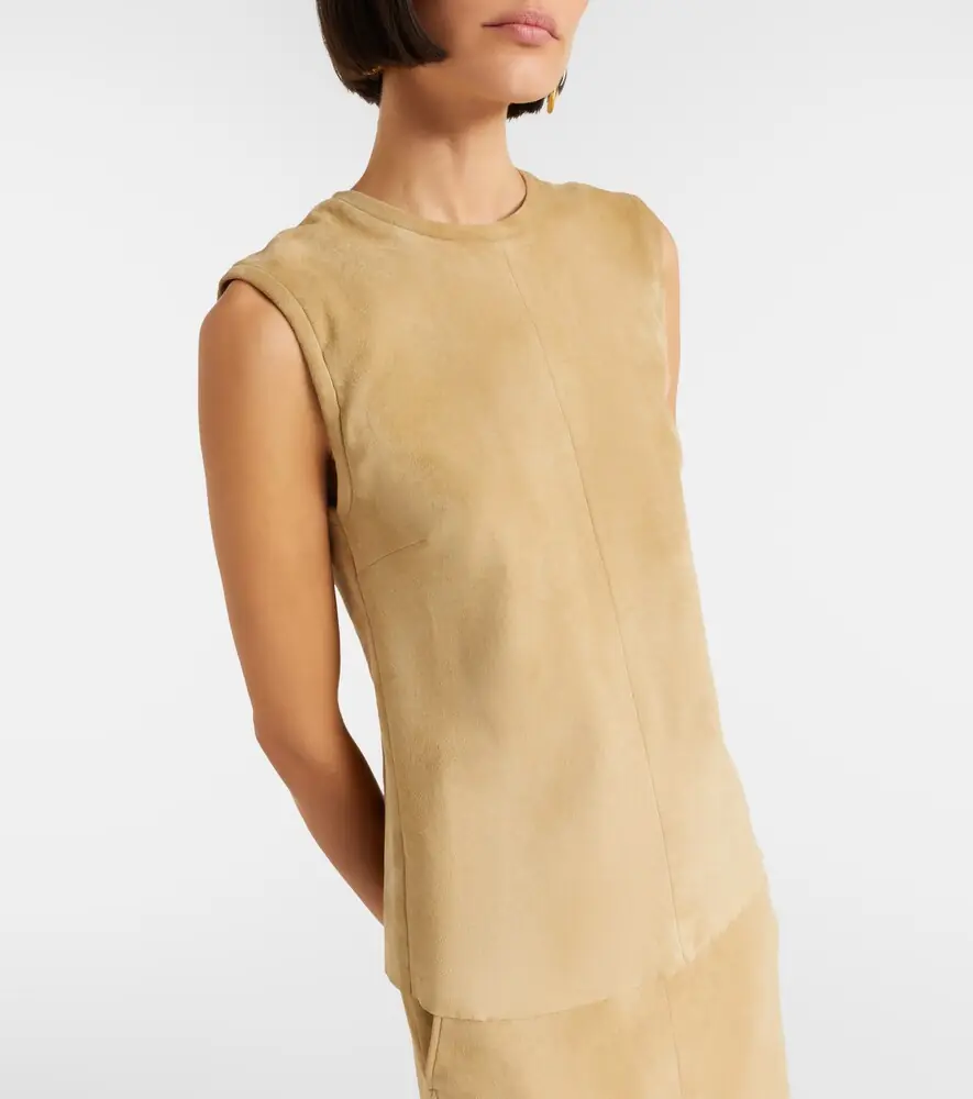 STOULS Miuccia suede top | Thumbnail 4 STOULS Miuccia suede top | Thumbnail 4