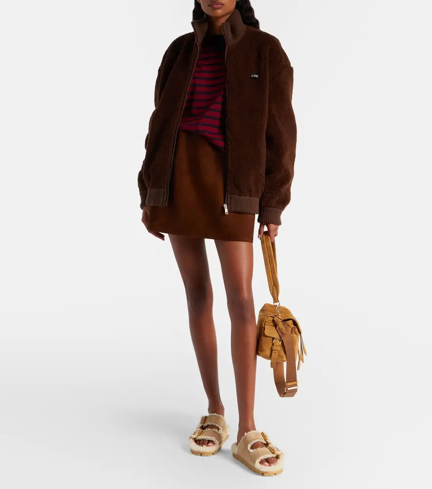 Prada Wool-blend fleece jacket | Thumbnail 5