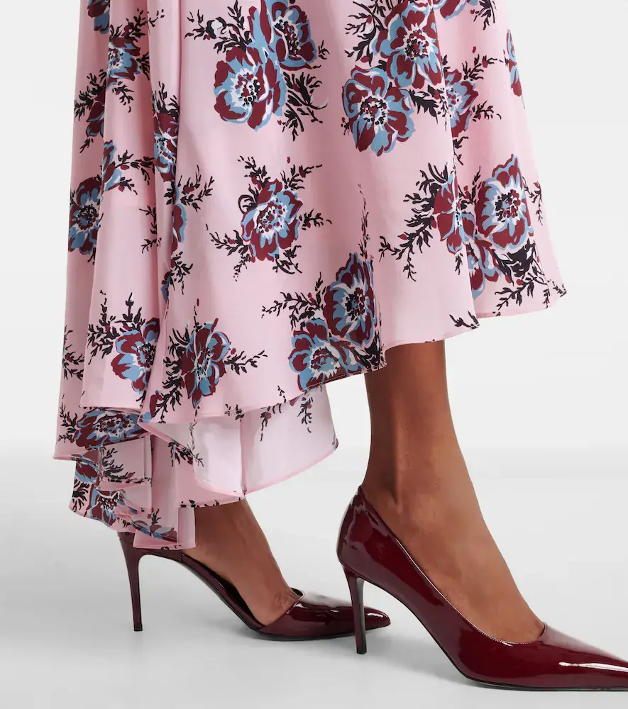 Rodarte Floral-appliqué silk gown | Thumbnail 6