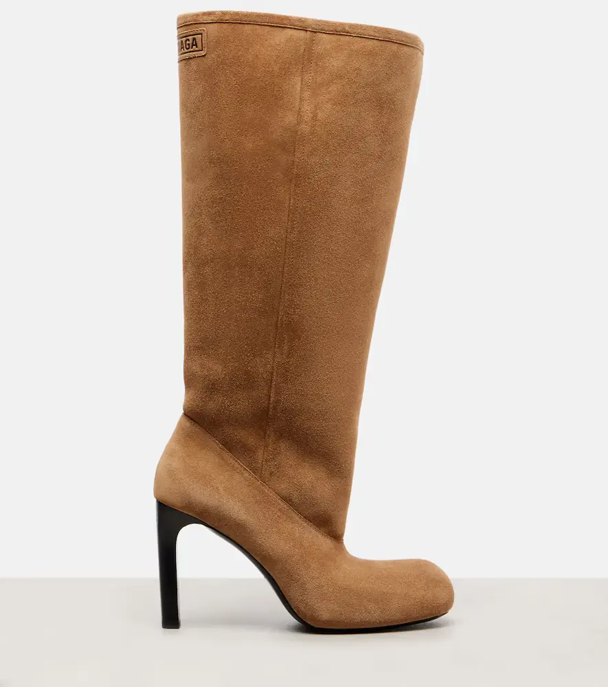 Balenciaga Fargo 80 suede knee-high boots | Thumbnail 2