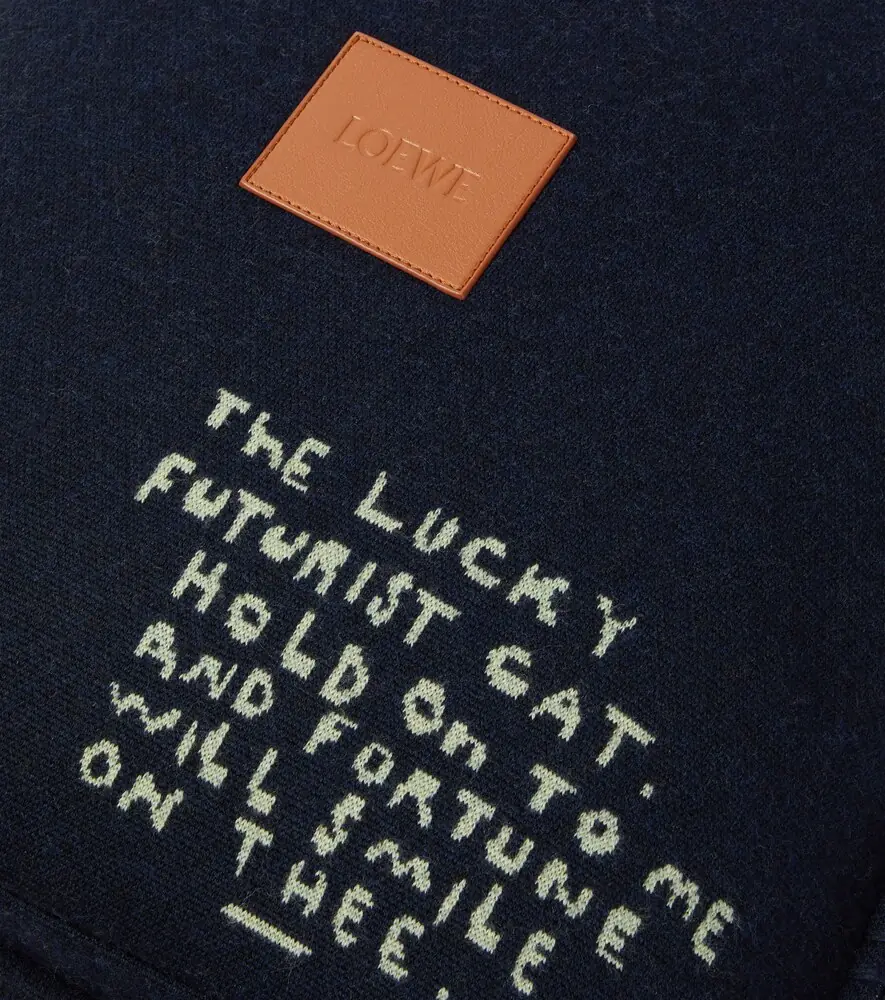 Loewe x Louis Wain wool jacquard cushion | Thumbnail 5