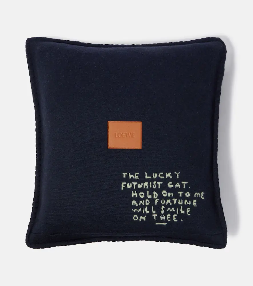 Loewe x Louis Wain wool jacquard cushion | Thumbnail 6