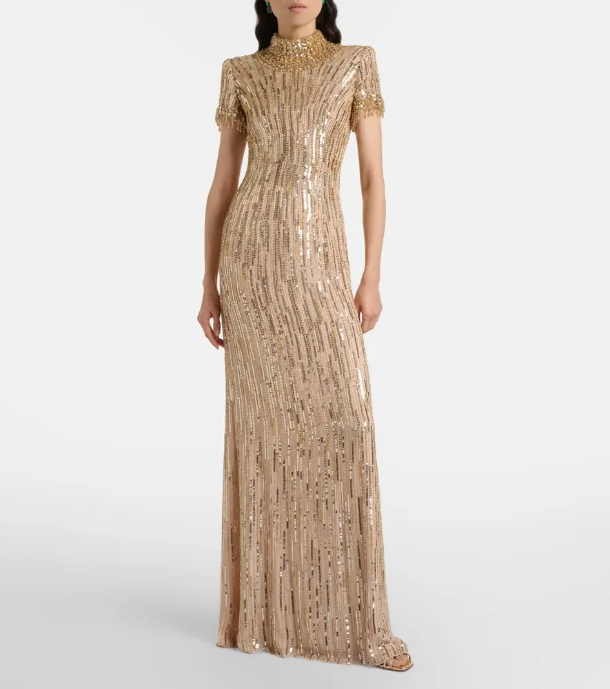 Jenny Packham Madelaine embellished gown | Thumbnail 4 Jenny Packham Madelaine embellished gown | Thumbnail 4