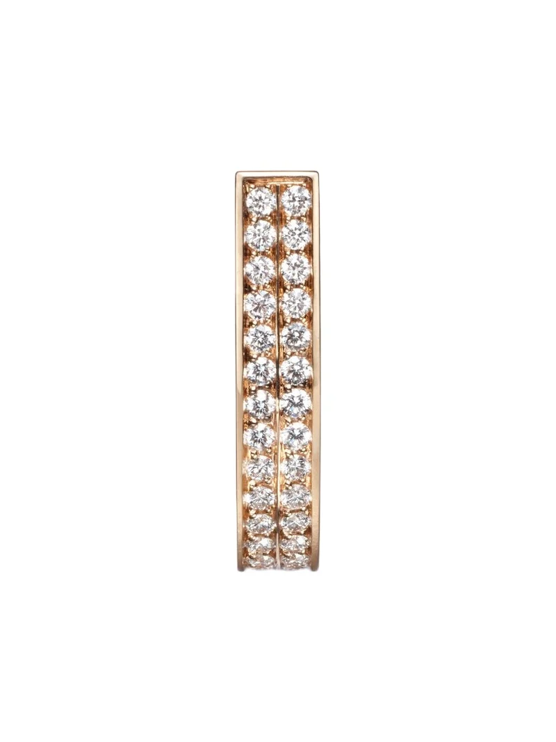Berbere 18kt rose gold single earring with diamonds
