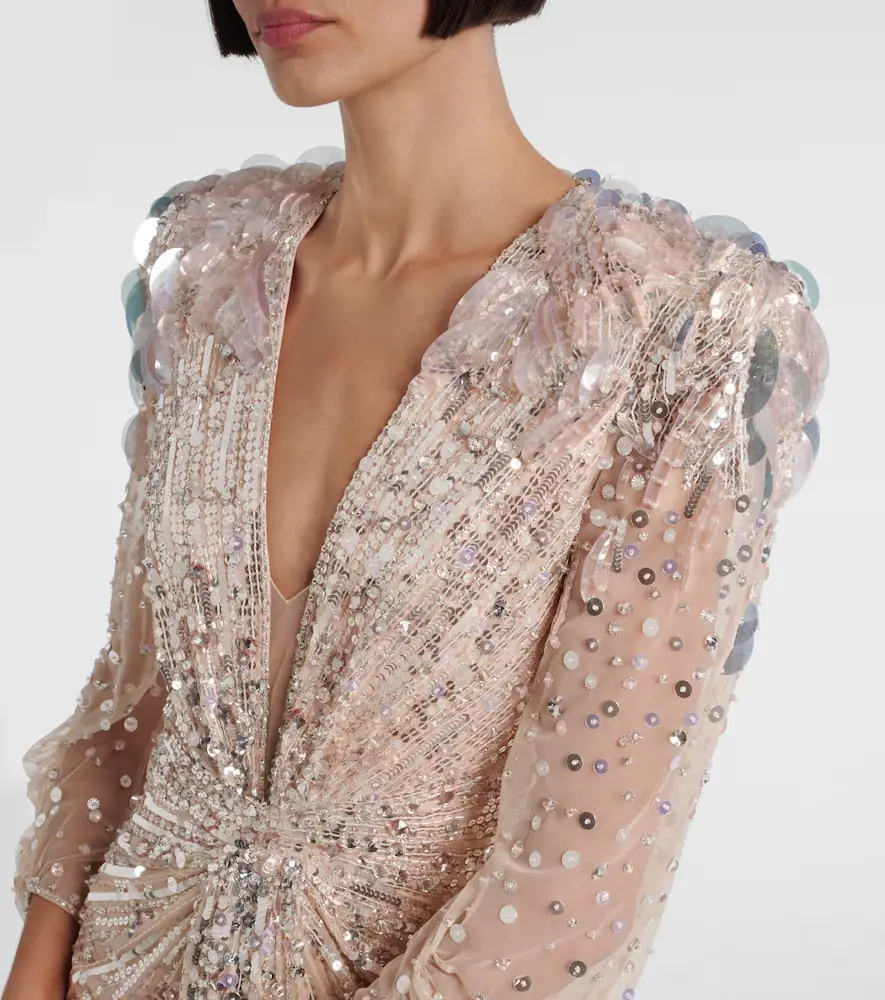 Jenny Packham Xenia embellished gown | Thumbnail 2