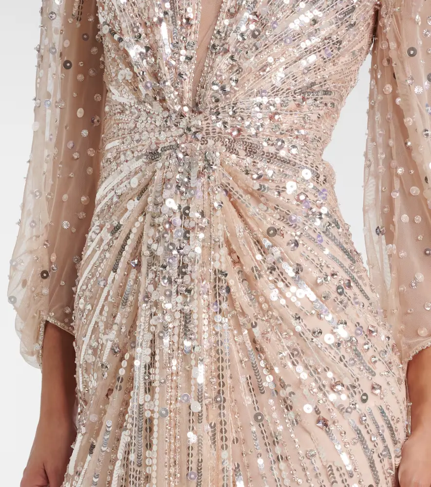 Jenny Packham Xenia embellished gown | Thumbnail 3