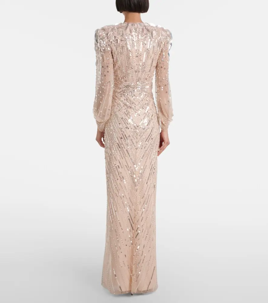 Jenny Packham Xenia embellished gown | Thumbnail 6