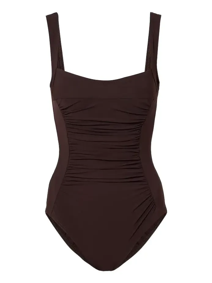 Basics ruched swimsuit