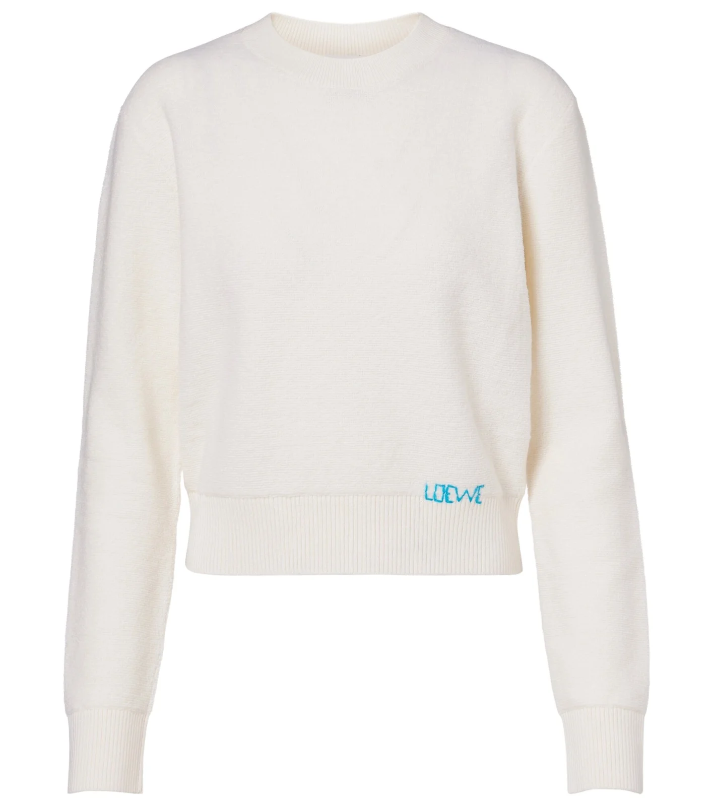 Logo embroidered wool sweater Logo embroidered wool sweater