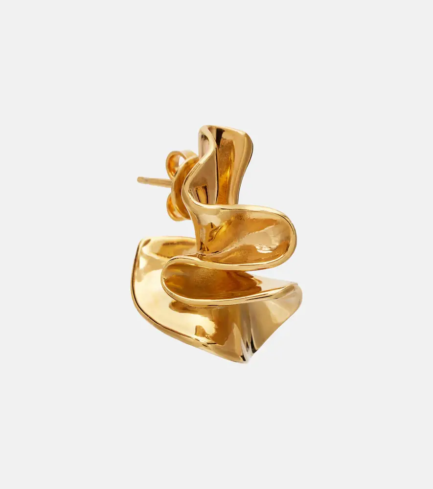 Bottega Veneta Anemone Small gold-plated earrings | Thumbnail 5