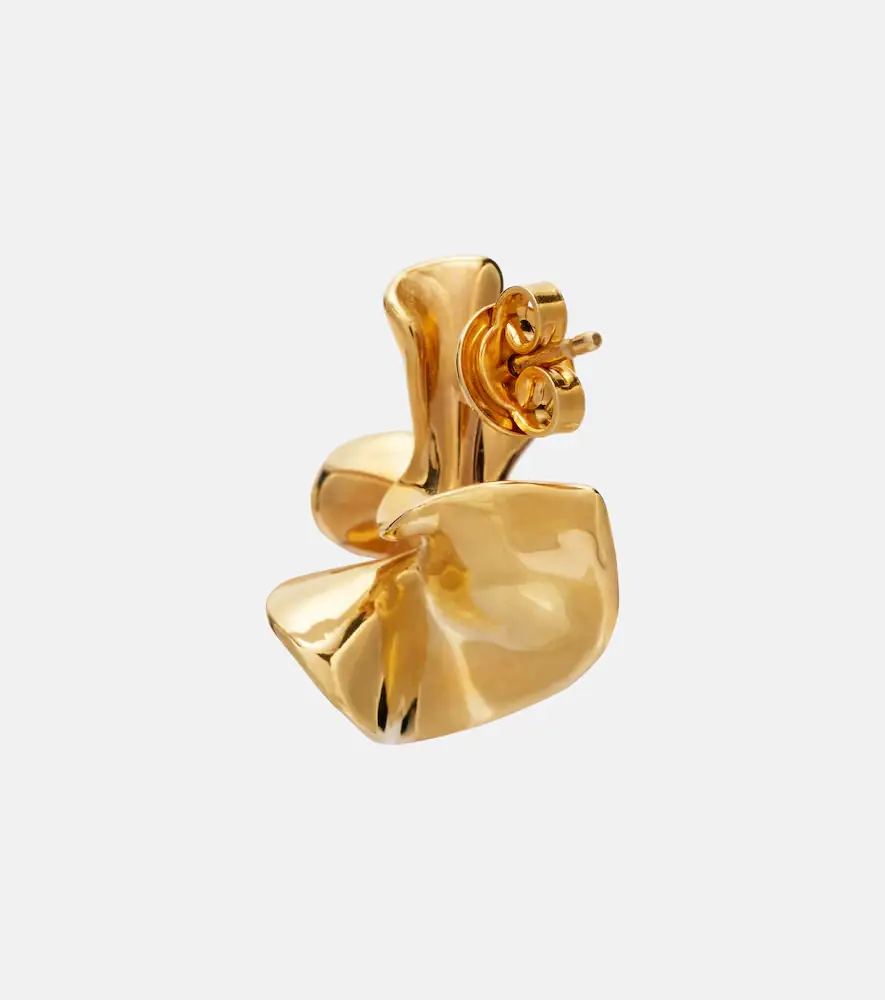 Bottega Veneta Anemone Small gold-plated earrings | Thumbnail 6