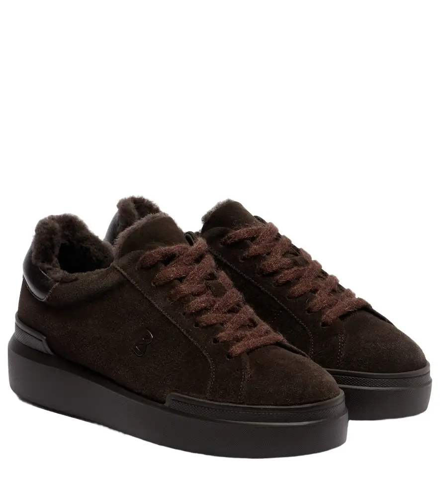 Bogner Hollywood 32 shearling-lined suede sneakers | Image 1 Bogner Hollywood 32 shearling-lined suede sneakers | Image 1