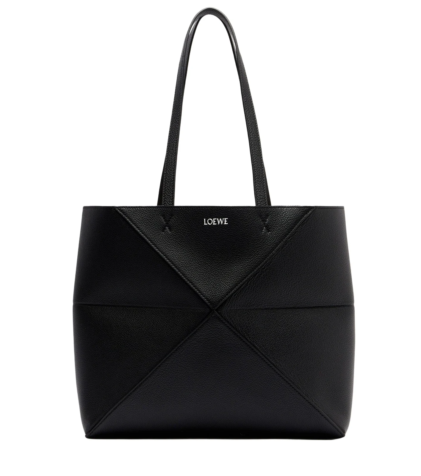 Puzzle Fold Medium leather tote bag Puzzle Fold Medium leather tote bag