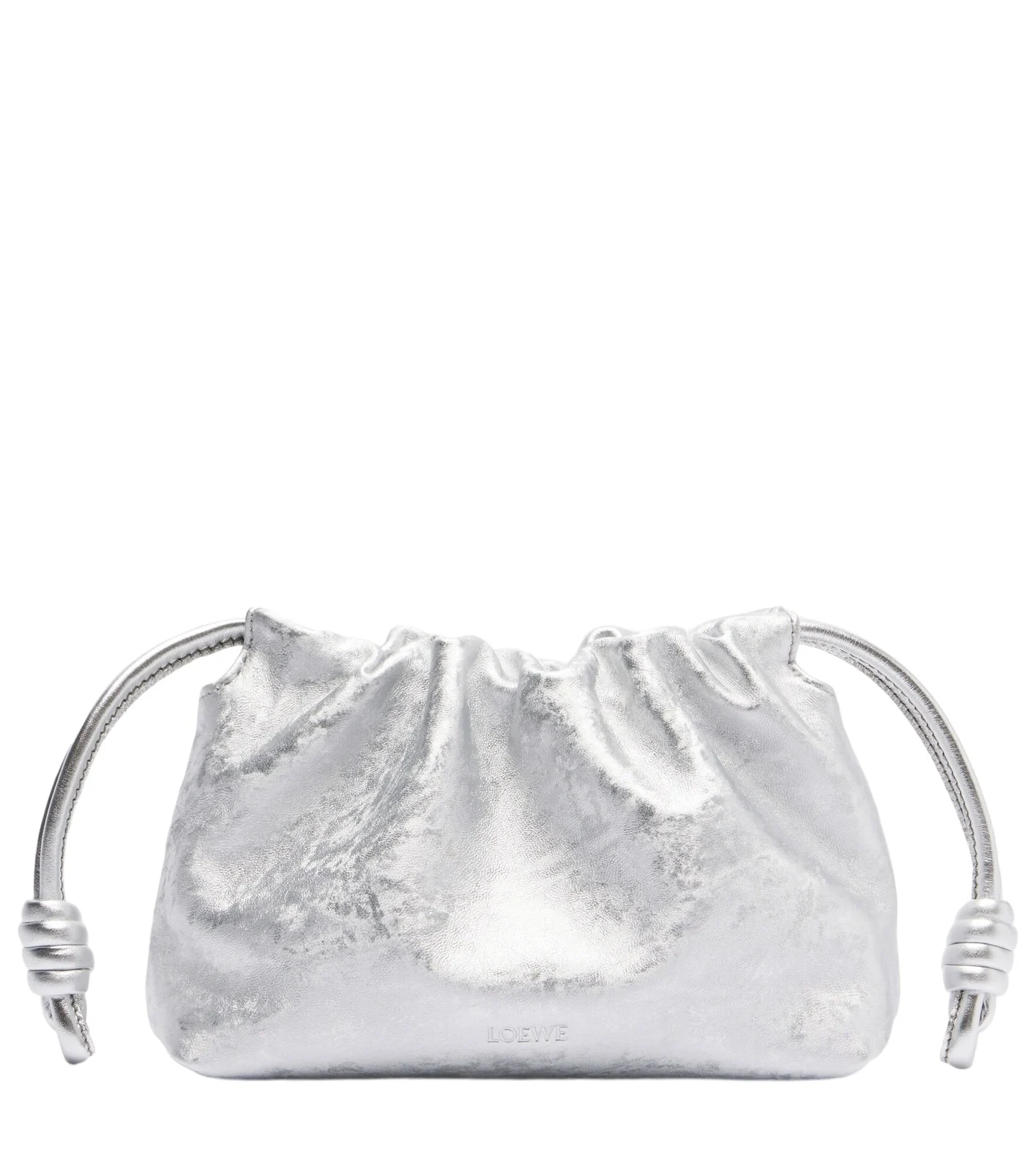 Flamenco Mini metallic leather clutch Flamenco Mini metallic leather clutch