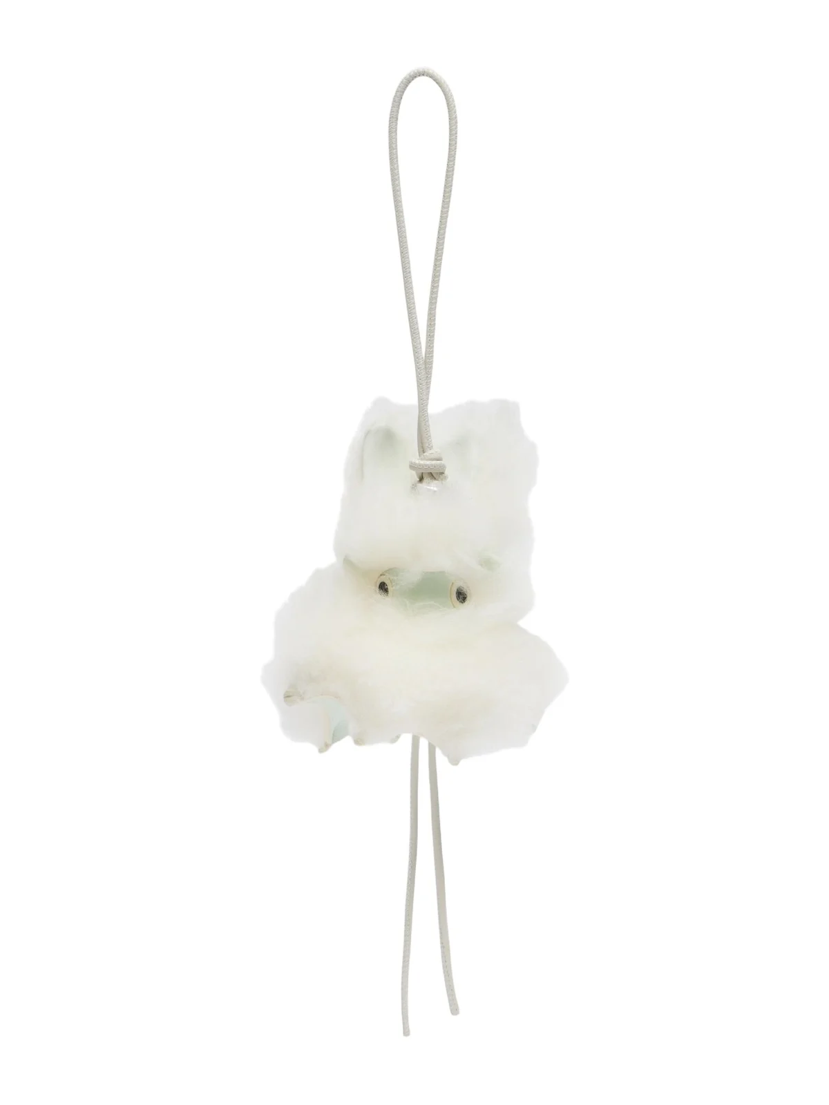 Bunny shearling bag charm