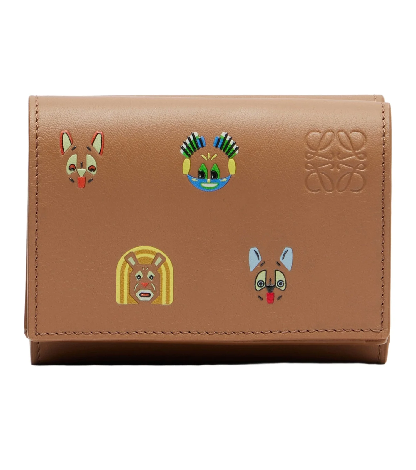 Loewe x Louis Wain Cats leather wallet