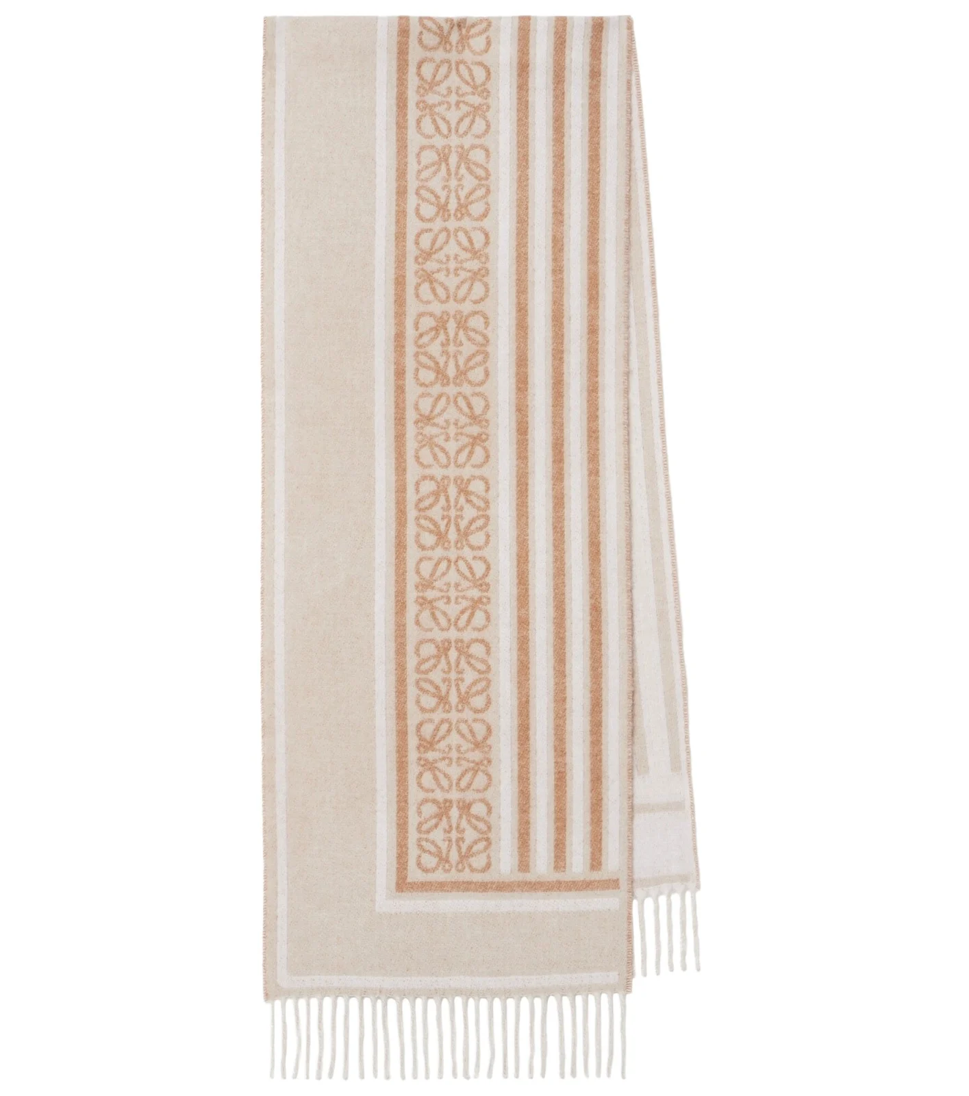 Anagram wool and cashmere jacquard scarf Anagram wool and cashmere jacquard scarf
