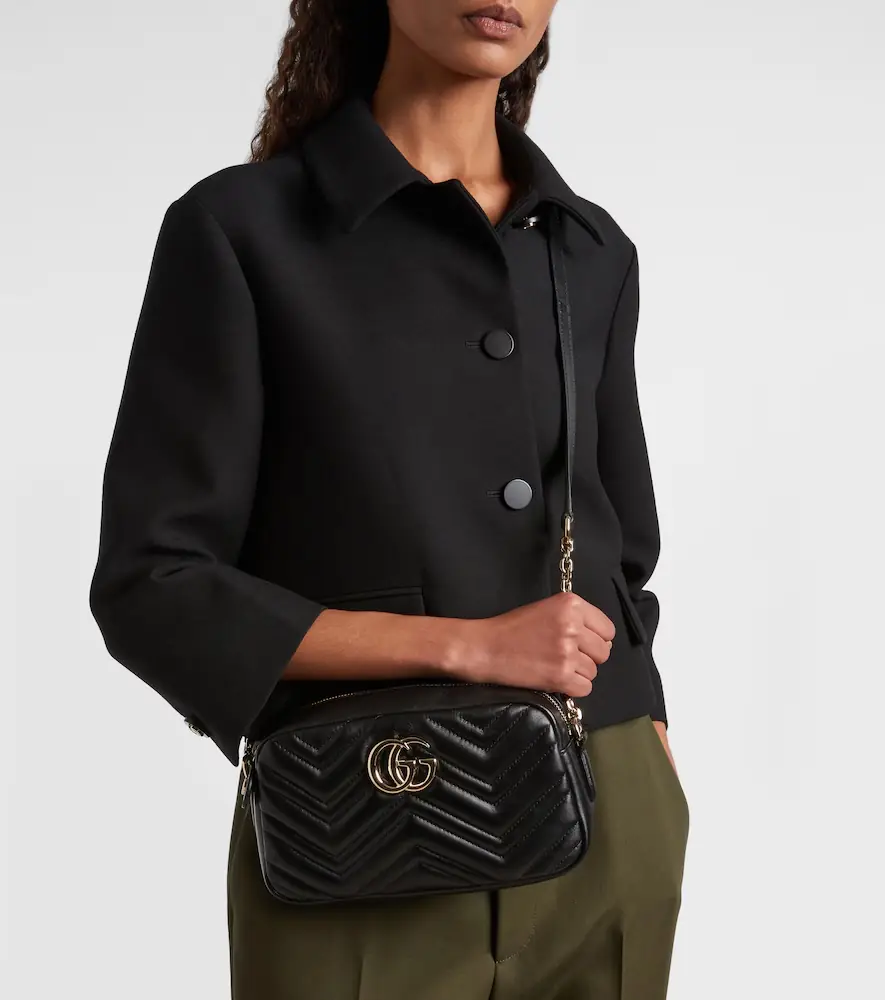 Gucci GG Marmont Small leather crossbody bag | Thumbnail 7 Gucci GG Marmont Small leather crossbody bag | Thumbnail 7