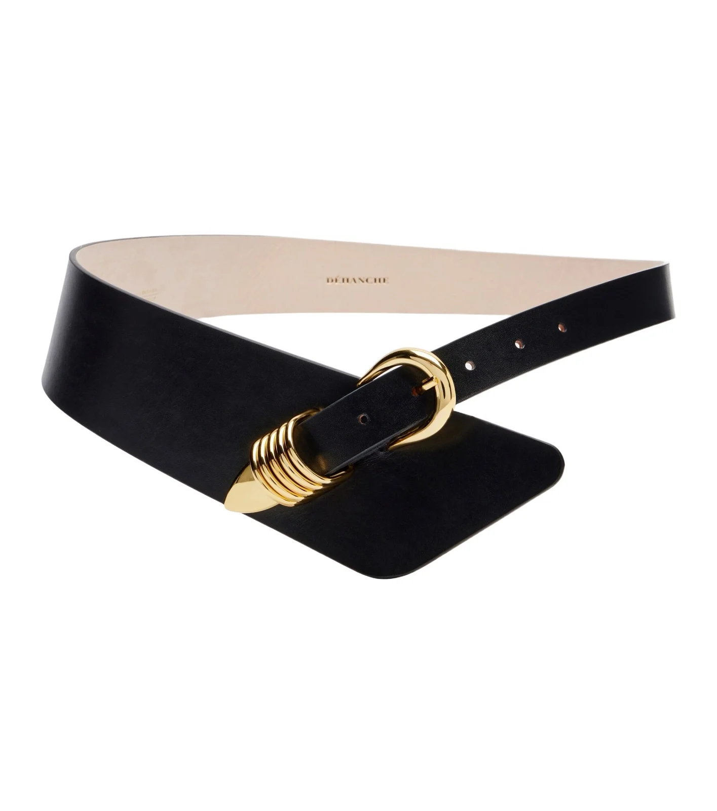 Alcott asymmetric leather belt