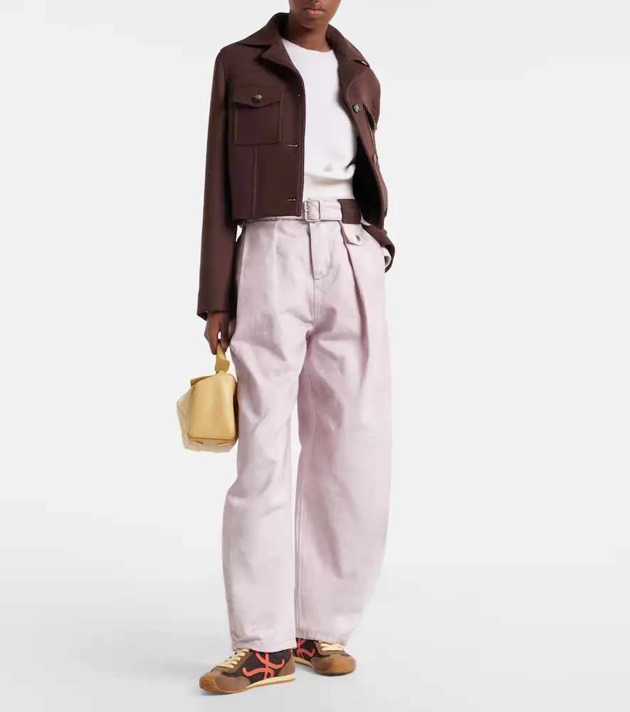Loewe Belted wide-leg jeans | Thumbnail 4 Loewe Belted wide-leg jeans | Thumbnail 4