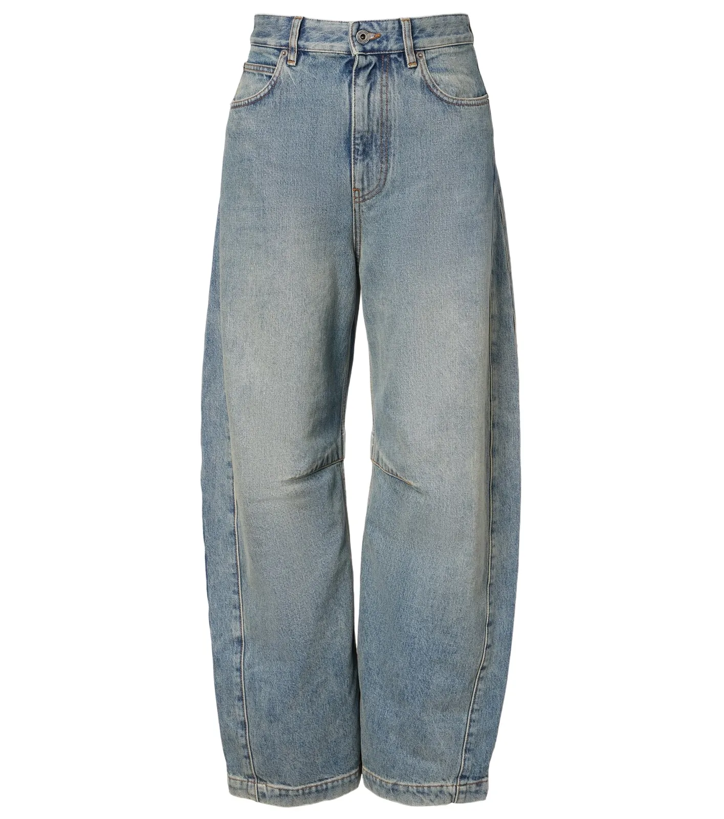 Loewe Anagram barrel-leg jeans