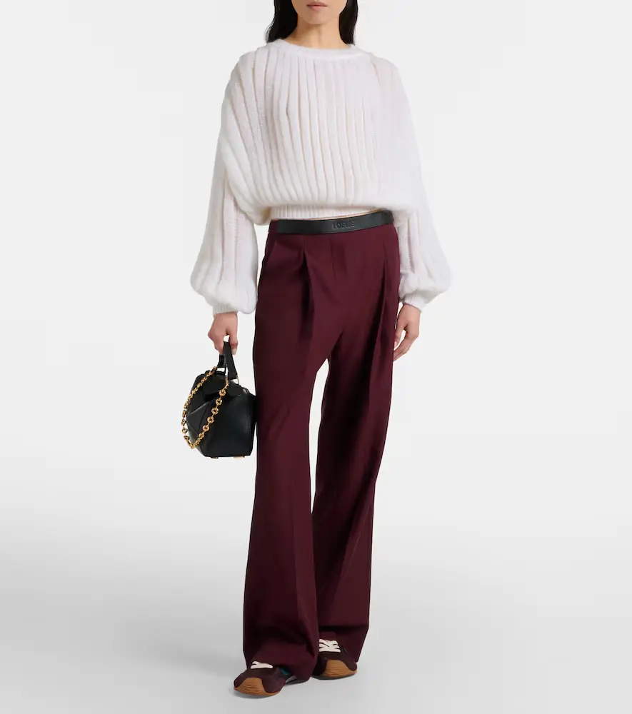 Loewe Mohair and cotton-blend sweater | Thumbnail 2 Loewe Mohair and cotton-blend sweater | Thumbnail 2