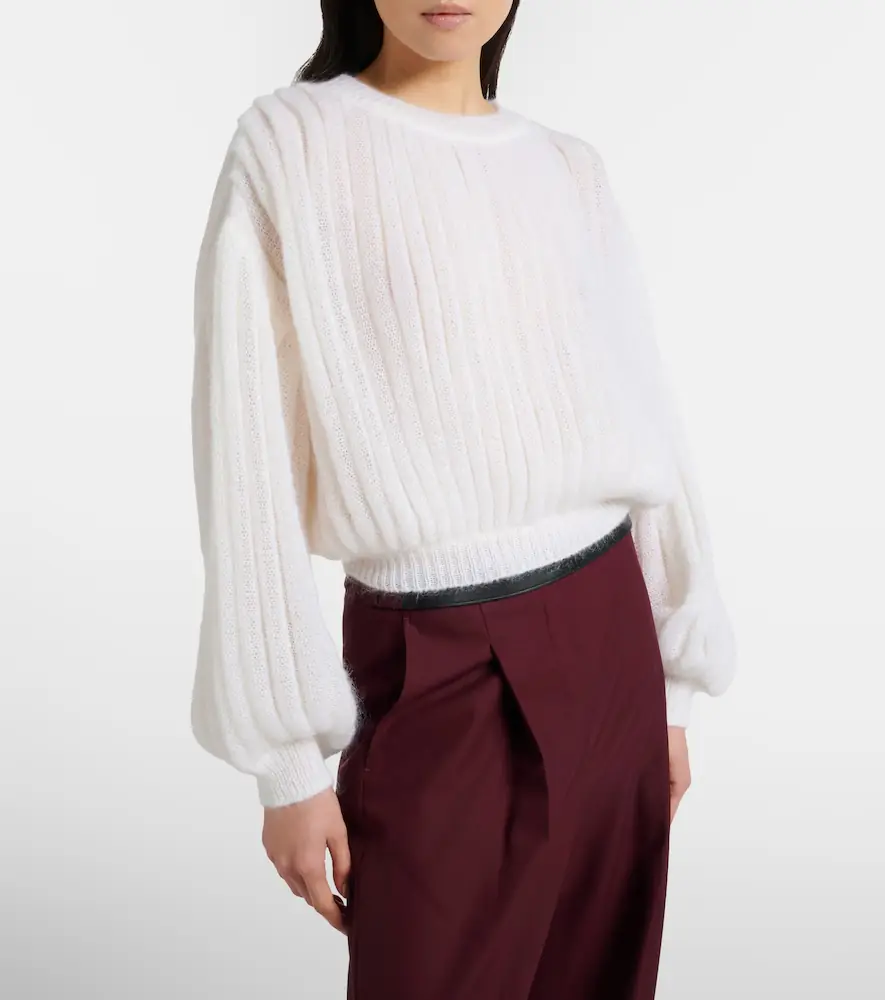 Loewe Mohair and cotton-blend sweater | Thumbnail 3 Loewe Mohair and cotton-blend sweater | Thumbnail 3