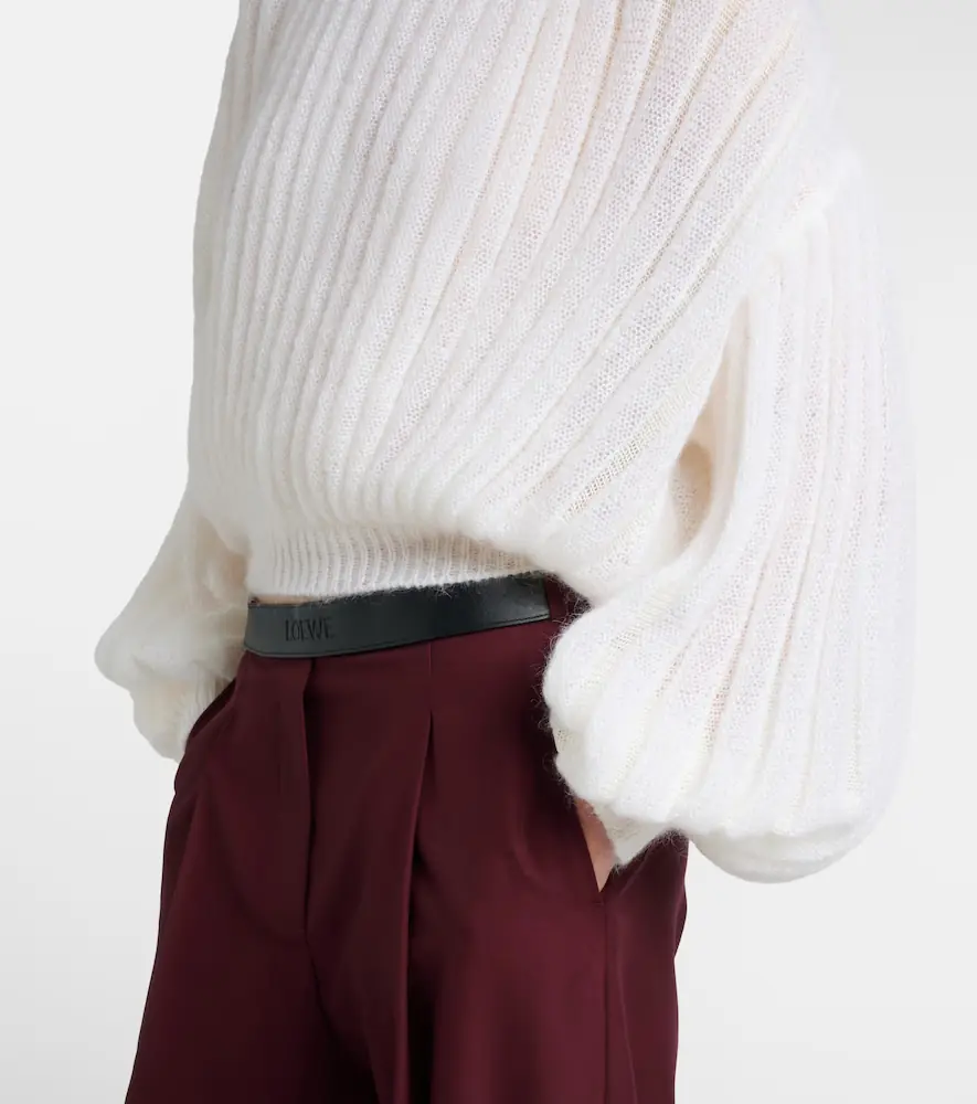 Loewe Mohair and cotton-blend sweater | Thumbnail 4 Loewe Mohair and cotton-blend sweater | Thumbnail 4