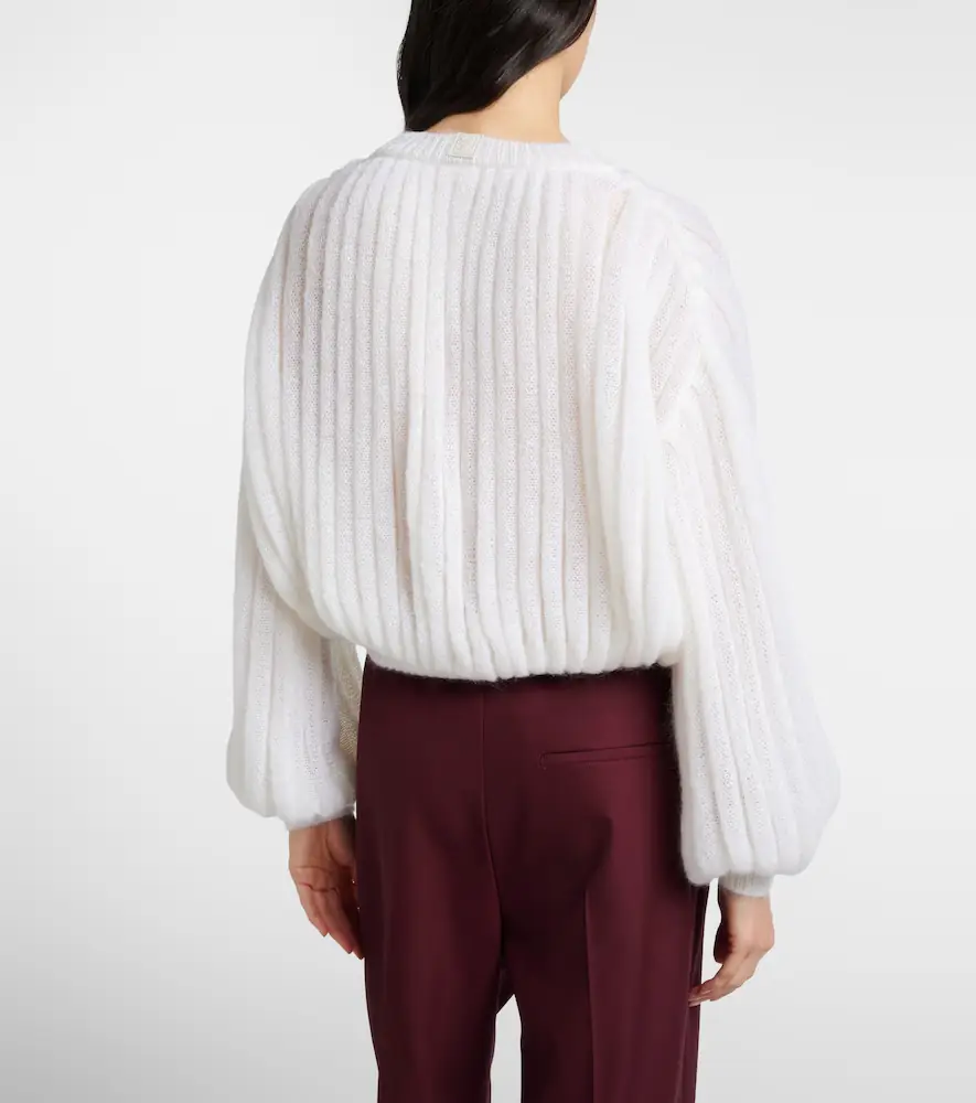 Loewe Mohair and cotton-blend sweater | Thumbnail 5 Loewe Mohair and cotton-blend sweater | Thumbnail 5