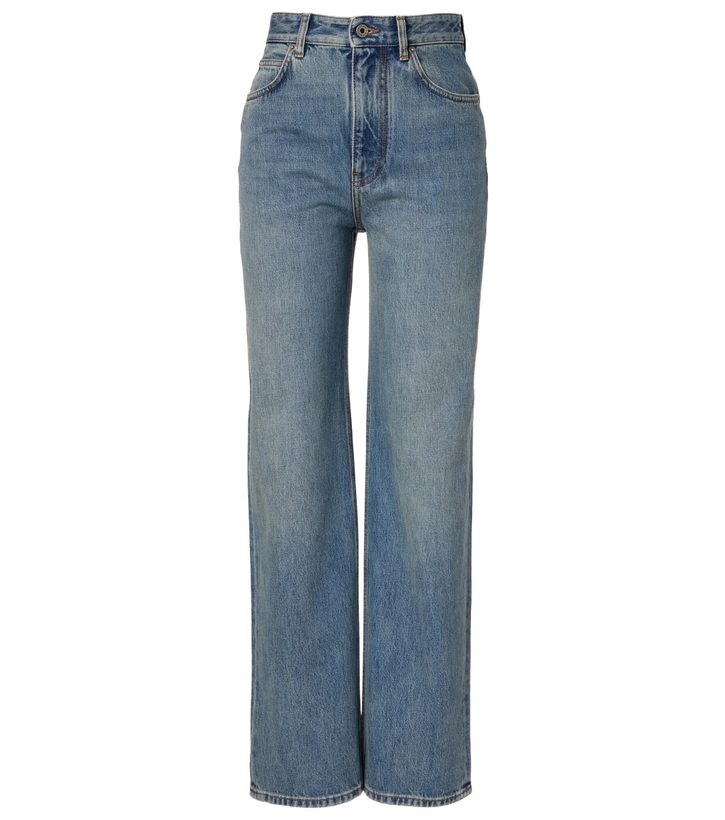 High-rise wide-leg jeans