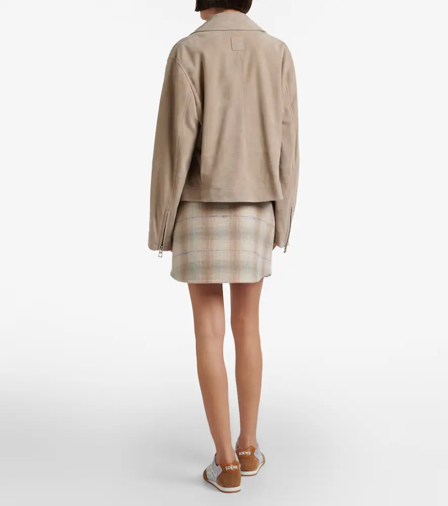 Loewe Wool, cashmere, and silk miniskirt | Thumbnail 4