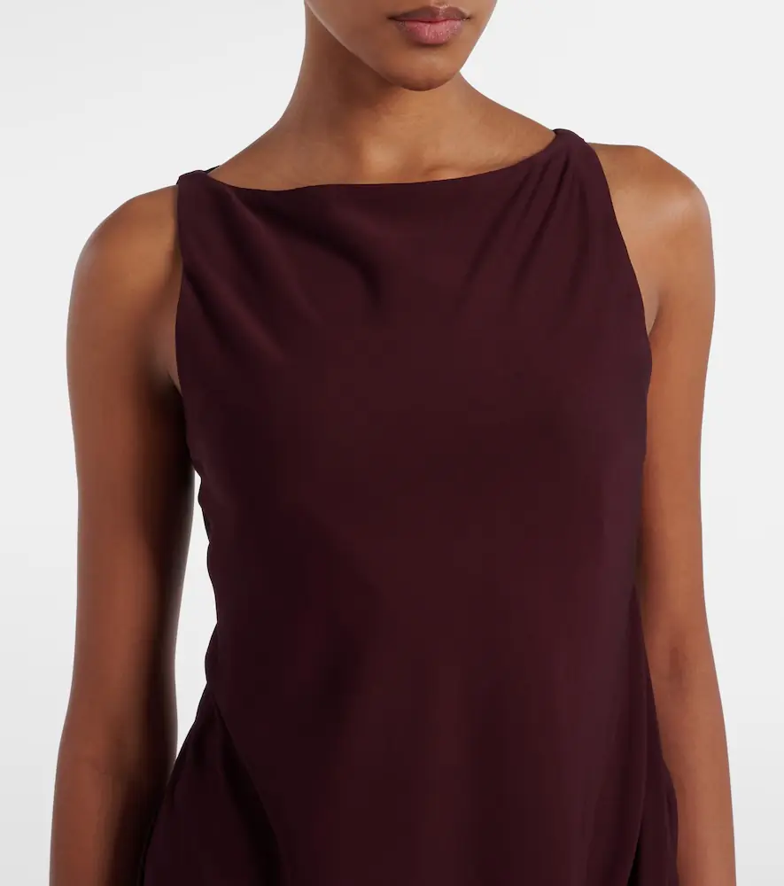 Loewe Draped jersey midi dress | Thumbnail 6 Loewe Draped jersey midi dress | Thumbnail 6