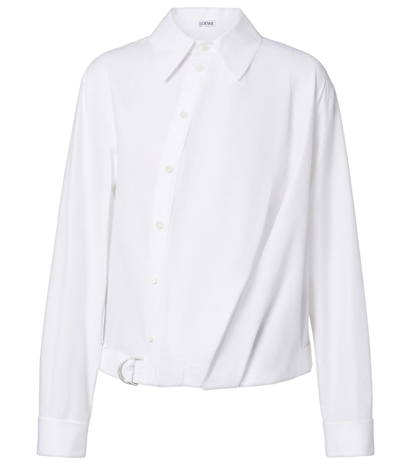 Striped cotton poplin shirt Striped cotton poplin shirt