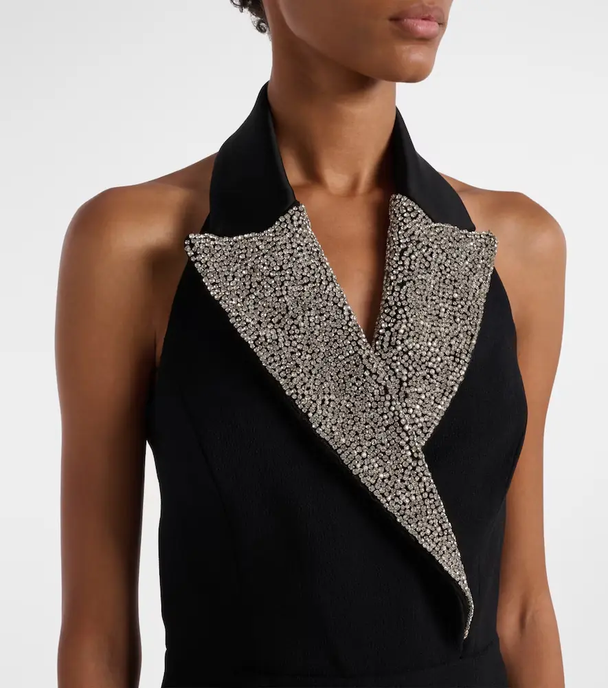 Rebecca Vallance Crystal-embellished halterneck maxi dress | Thumbnail 6 Rebecca Vallance Crystal-embellished halterneck maxi dress | Thumbnail 6