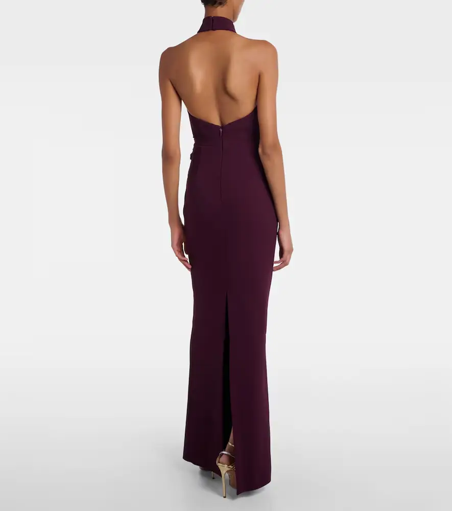Rebecca Vallance Beatrice embellished crêpe gown | Thumbnail 6