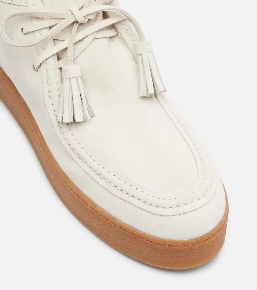 Hogan Shearling-trimmed suede ankle boots | Thumbnail 3 Hogan Shearling-trimmed suede ankle boots | Thumbnail 3