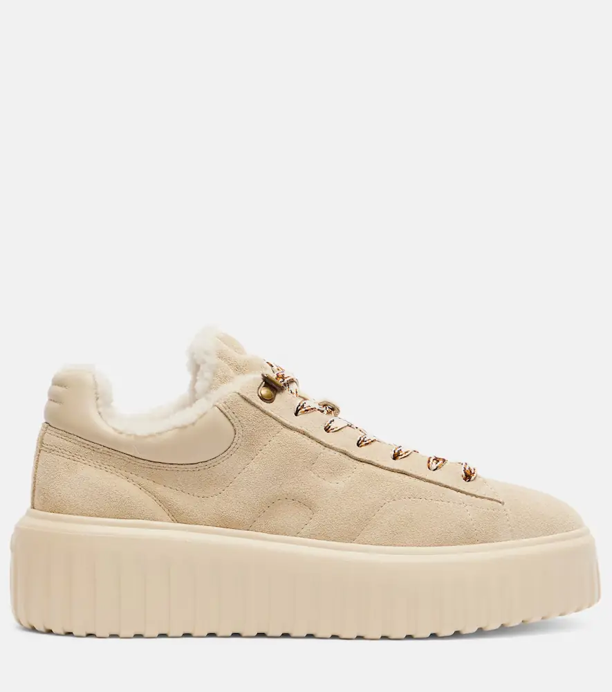 Hogan H-Stripes suede platform sneakers | Thumbnail 2 Hogan H-Stripes suede platform sneakers | Thumbnail 2