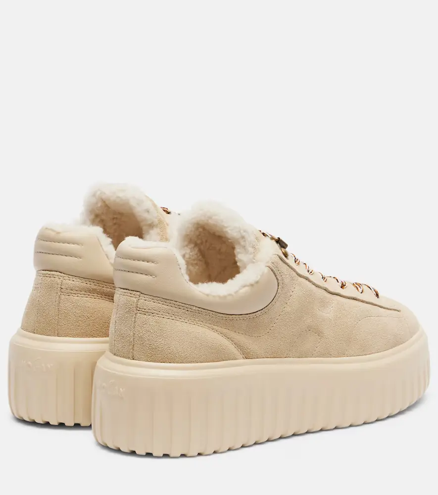 Hogan H-Stripes suede platform sneakers | Thumbnail 3 Hogan H-Stripes suede platform sneakers | Thumbnail 3