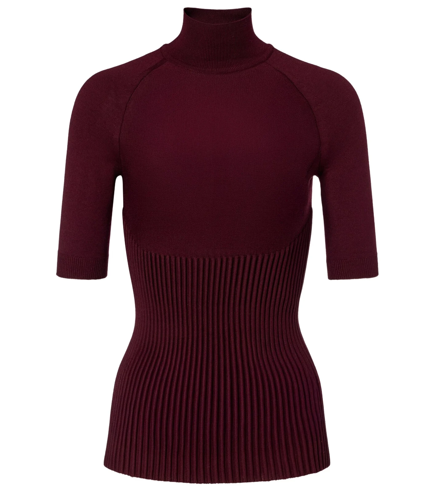 ALAÏA Ribbed-knit wool-blend top ALAÏA Ribbed-knit wool-blend top